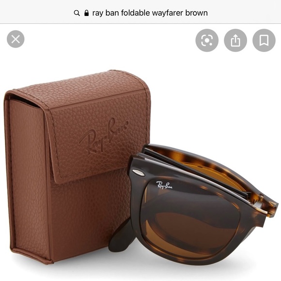 Ray-Ban Other - Ray ban foldable wayfarer sunglasses
